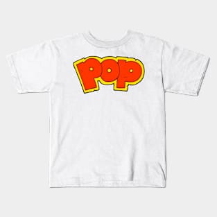 Pop art Icon & Text Illustration Kids T-Shirt